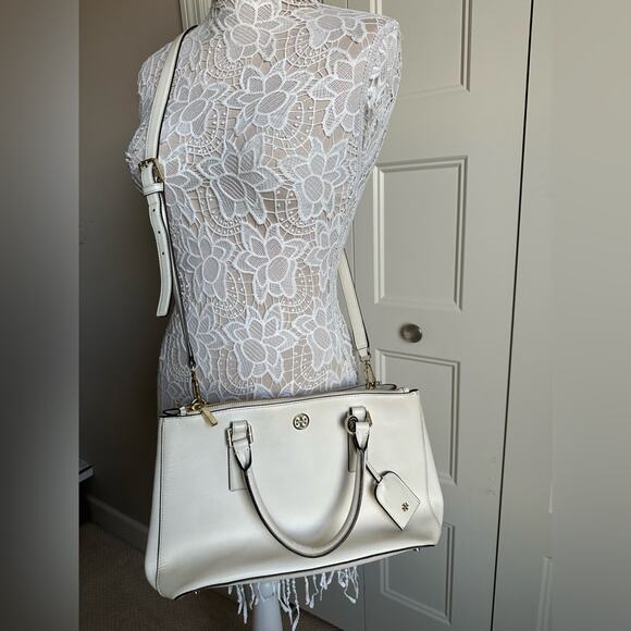 Tory Burch Robinson Leather Large Bag - Picture 2 of 16